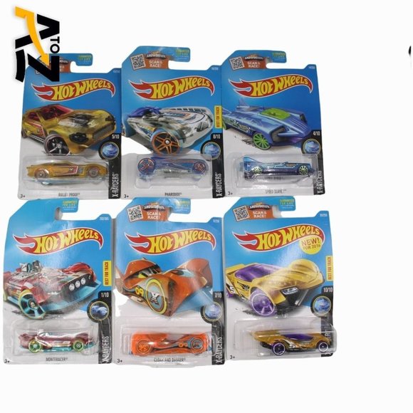 Lot Of 6 2015 Hot Wheels X-Raycers 1:64 New In Package - Picture 1 of 11